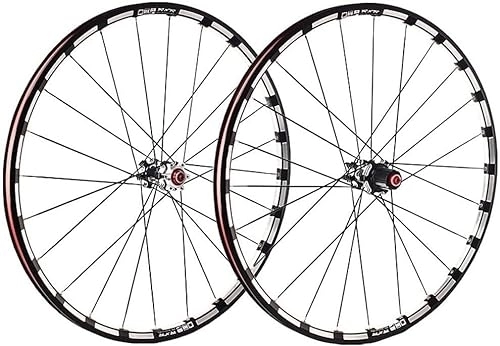 Roues VTT : Ensemble de roues de vélo de montagne 26 / 27, 5 / 29 ", roue à dégagement rapide, frein à disque, moyeu en carbone, adapté pour les vitesses 7 / 18 / 9 / 10 / 10 / 11 (couleur : noir, taille : 27, 5")