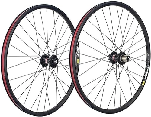 Roues VTT : Jeu de roues de vélo de montagne 26 / 27, 5 / 29 pouces, frein à disque Perrin, roue à dégagement rapide pour volant d'inertie 7 / 8 / 9 / 10 / 11 vitesses (couleur : paires de roues, taille : 29")