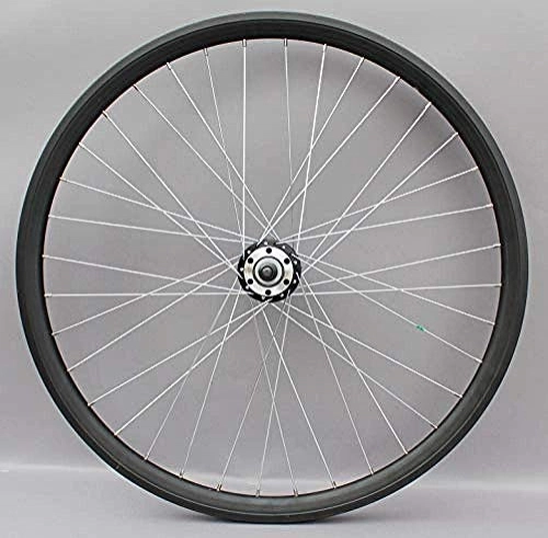 Roues VTT : L.BAN 26"Wheel Mountain Bike Disc Brake Only Roues, 6, 7 Speed Screw on Freewheel Type Double Wall V Section Jantes, FRONTWHEELONLY