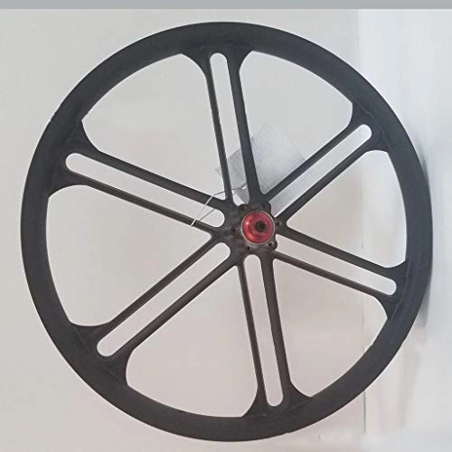 Roues VTT : Roues en Alliage de magnésium Titane Règle 20" Frein à Disque 5-Blade Roue intégrée for VTT Quick Release Cassette / Spinning Flywheel (Avant et arrière Paire de Roues) (Color : Spinning flywheel)