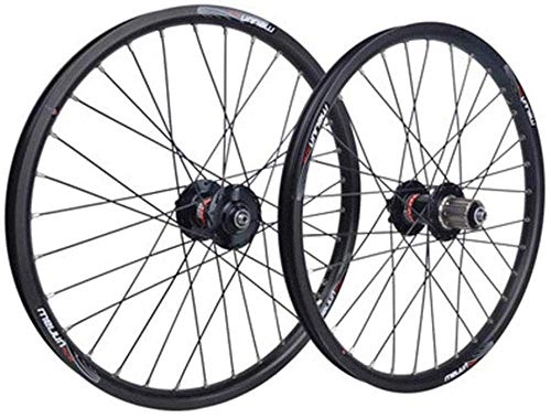 Roues VTT : ZKORN Bicycle Accessories， 20 inch Bike Wheelset, Cycling Wheels Mountain Bike Small Wheel Folding Bicycle Four Palin Wheelset
