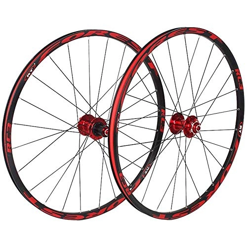 Roues VTT : ZKORN Bicycle Accessories， Bicycle Wheel Set 26" / 27.5" Disc Brake Bicycle Wheel Double-Walled Aluminum Rim 7-11 Speed Cassette NBK Sealing Bearing 1790g 1.5"-2.5" Tire, G-26in