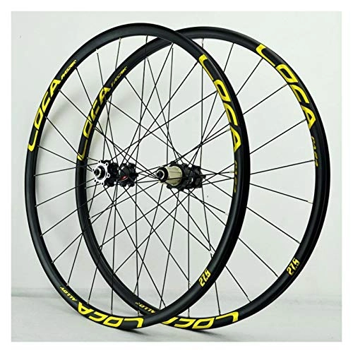 Roues VTT : ZNND Mountain Bike Wheelset 26 / 27, 5 / 29 Pouces Ultra-léger en Alliage d'aluminium de vélos Roue de vélo Jeu de disques de Frein 6 Cliquet QR 24H 8-12 Vitesse (Color : A, Size : 26in)