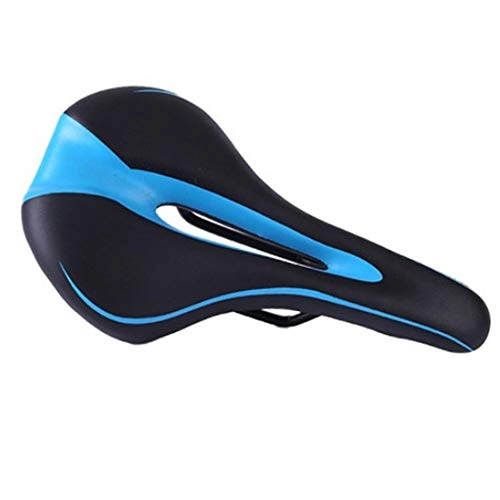 Sièges VTT : ARFUTE Portable Comfort Wide Seat Thicken Bike Saddle Wide Saddle Bike Seat Saddle(Blue)