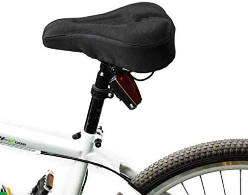 Sièges VTT : CAISHENY Siège de vélo Selle de vélo vélo de Route vélo de Montagne Doux 3D épais Silicone Selle Housse de siège Coussin Pad vélo Selle Confortable vélo Accessoires