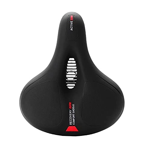 Sièges VTT : chora Bike Saddle Replacement Unisex Bike Bicycle Extra Comfort Gel, Bike Seat-Selle Vélo VTT Respirant Selle Vélo en PU Cuir, Saddle Seat with Reflective Strip for MTB Special