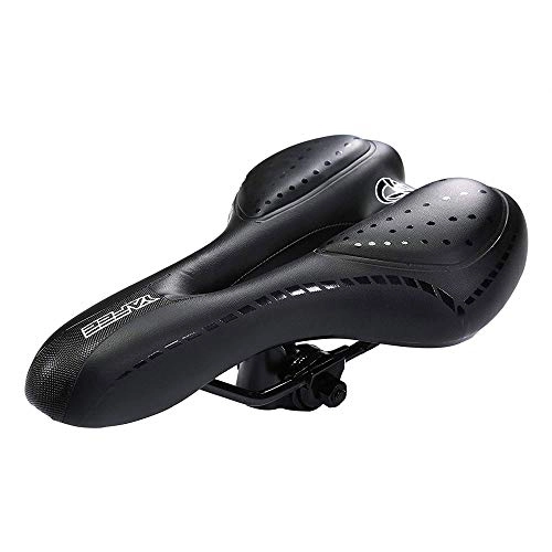 Sièges VTT : HAPPEPP Bicycle Saddle Professional Mountain Bike Seat Silicone Filled Hollow Design Breathable Bicycle Seat Cushion