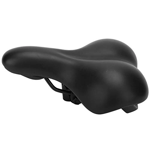 Sièges VTT : Keenso Selle de vélo ergonomique en cuir PU pour vélo de route et VTT (Noir)