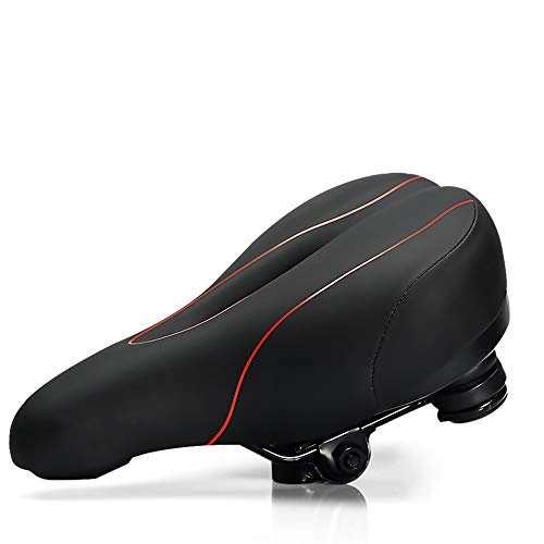Sièges VTT : MATBC with Warning Light Bicycle Seat Mountain Bike Saddle Seat Cushion Accessories
