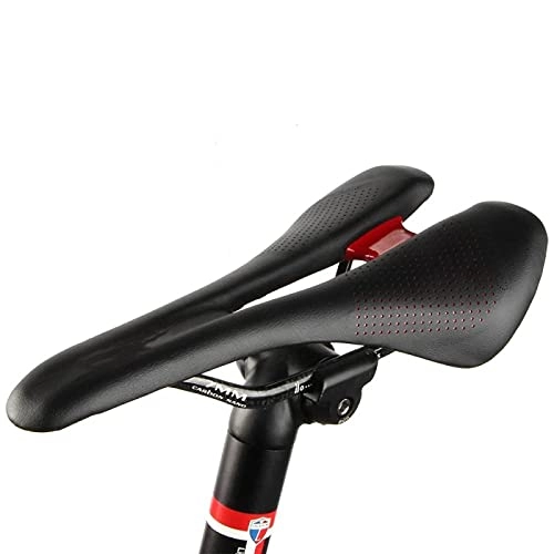 Sièges VTT : Selle de vélo en carbone - Coussin de selle de vélo de course - Coussin de selle pour VTT et vélo de route - 270 x 140 mm