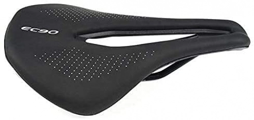 Sièges VTT : Selle de vélo en gel léger et respirant au design ergonomique pour VTT et vélos de route (couleur : noir)