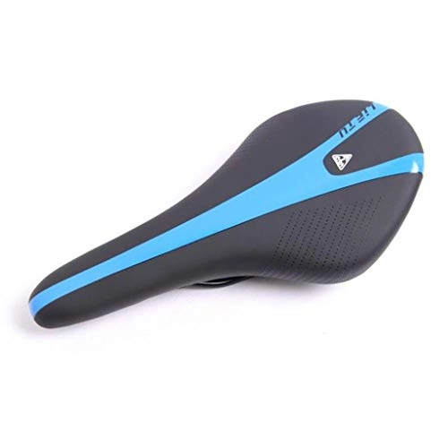 Sièges VTT : Selle de vélo pour homme et femme ergonomique avec mousse à mémoire de forme et gel - Confortable pour vélo de trekking, VTT vélo de route, bleu