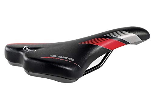 Sièges VTT : Selle Montegrappa Selle de vélo VTT Selle de course SM 3022 Dike fabriquée en Italie en 6 couleurs Noir / rouge