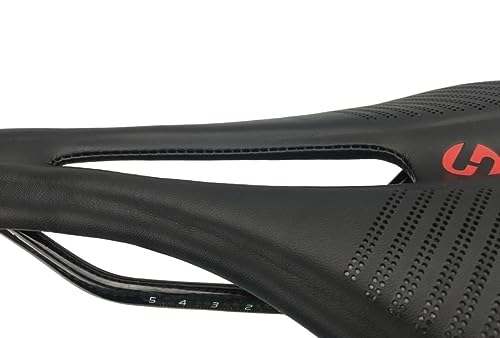 Asientos de bicicleta de montaña : Asiento de bicicleta ligero de fibra de carbono completo 3K MTB sillín cojín asiento delantero impermeable asiento de bicicleta para bicicletas de carretera sillín de bicicleta reemplazo de bicicleta