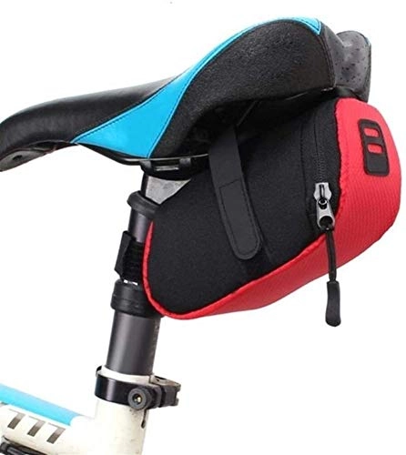 Asientos de bicicleta de montaña : Cuadro de la bicicleta bolsa de nylon bolsa de bicicletas bicicleta a prueba de agua de almacenamiento de una silla del asiento del bolso de ciclo de la cola bolsa de la Bolsa de silln trasero Acceso