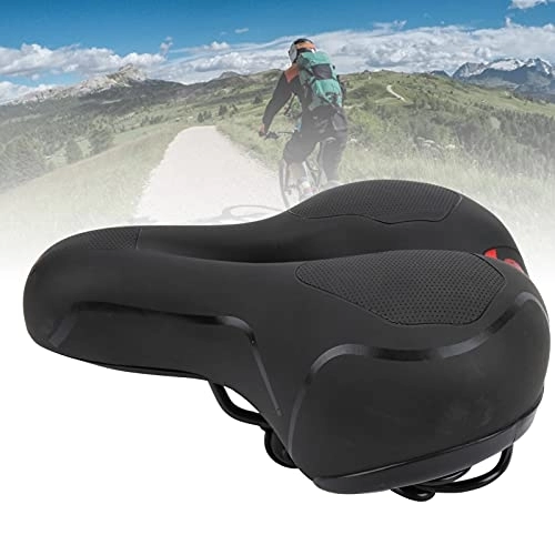 Asientos de bicicleta de montaña : Eosnow Accesorios para Bicicletas, Sillín de Bicicleta de montaña Sillín de Bicicleta de Cuero Artificial Sillín de Bicicleta Hueco y ventilado Diseño de Sistema de ventilación para Montar una(Red)
