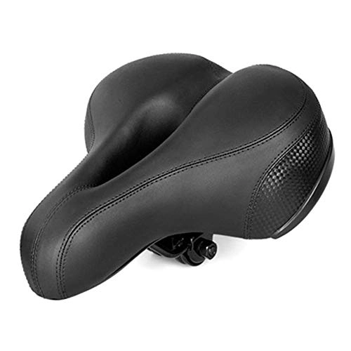 Asientos de bicicleta de montaña : LSSJJ Saddle, Thickened Breathable Bicycle Saddle Comfort Mountain MTB Bike Soft Seat Cushion with Reflective Sticker Cycling Riding Accessori