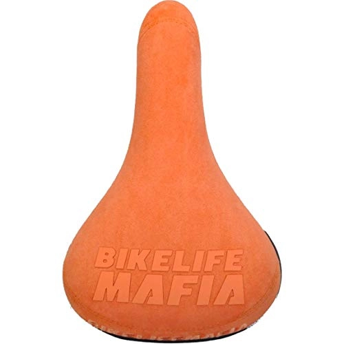 Asientos de bicicleta de montaña : Mafiabike Bike Life Mafia - Sillín apilable, color naranja