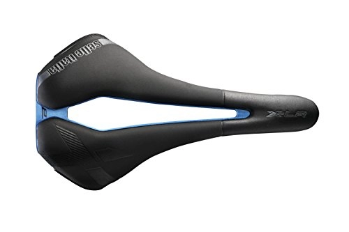 Asientos de bicicleta de montaña : SELLA ITALIA x-LR E-Bike Superflow silln Unisex para Adulto, Negro / Azul, L