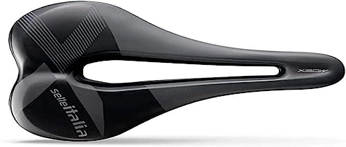 Asientos de bicicleta de montaña : Selle Italia Sillín X-Bow 145x255mm (S1) Negro-Peso: 250gr, Unisex-Adult, Black, Talla única