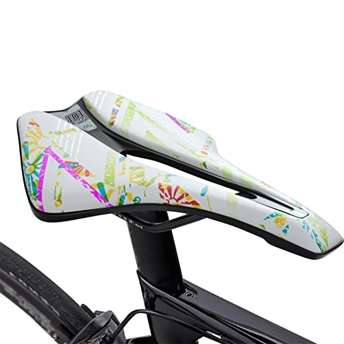 Asientos de bicicleta de montaña : Yiida Sillines de bicicleta plegable, cómodo asiento acolchado de bicicleta hueca, transpirable, impermeable, suave, cojín para bicicleta de montaña