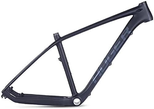 Cuadros de bicicleta de montaña : BIKECO T700 - Cuadro para bicicleta de montaña de carbono (27, 5 pulgadas, cuadro de 27, 5 pulgadas, cuadro de 19 pulgadas, con logotipo negro y negro)