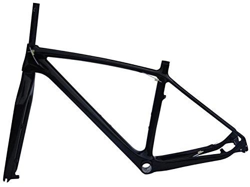 Cuadros de bicicleta de montaña : Carbono UD 650B 27.5er MTB Bicicleta de montaña Marco (para BSA) 17"Tenedor
