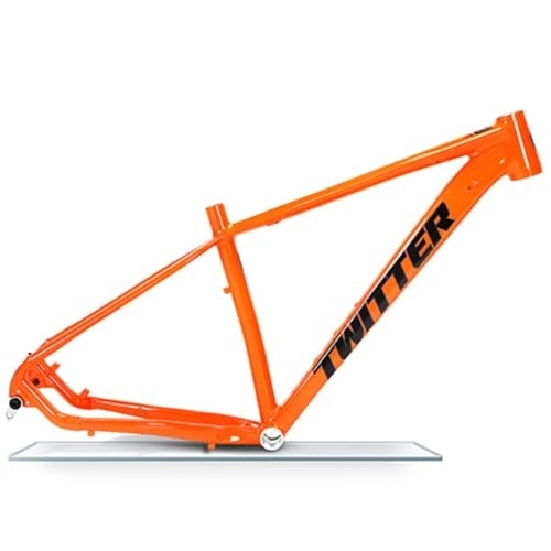 Cuadros de bicicleta de montaña : DHNCBGFZ 27.5er 29er Cuadro De Bicicleta De Montaña 15, 5'' / 17'' / 19 ''Trail De Aleación De Aluminio Freno De Disco XC MTB Marco Boost 12 * 148mm Enrutamiento Interno (Color : Orange, Size : 29x19)