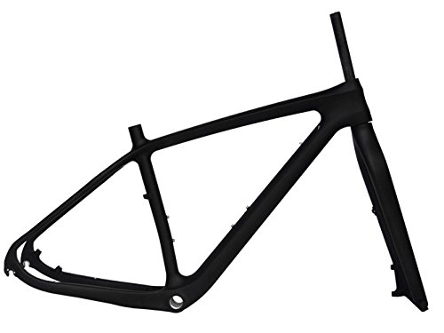 Cuadros de bicicleta de montaña : Flyxii Full Carbon Ud mate 29er MTB Bicicleta de montaña bicicleta Frame 15.5+ Tenedor (para BB30)