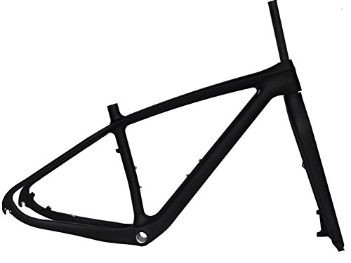 Cuadros de bicicleta de montaña : Flyxii Full Carbon Ud mate 29er MTB Bicicleta de montaña bicicleta Frame 17, 5 "+ Tenedor