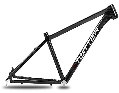 Cuadros de bicicleta de montaña : LIDAUTO Cuadro de Bicicleta de montaña Aleación de Aluminio Juego de Ruedas de 26 / 27.5 Pulgadas Altura 15.5 / 17.5 Pulgadas, Black, 26 * 17inch