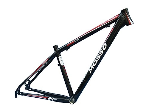 Cuadros de bicicleta de montaña : Mosso MTB 2902 Odyssey - Cuadro, Color Negro / Rojo, Talla 19