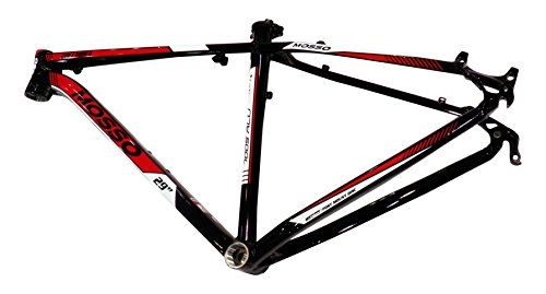 Cuadros de bicicleta de montaña : Mosso MTB 2932TB - Cuadro, Color Negro / Rojo, Talla 15