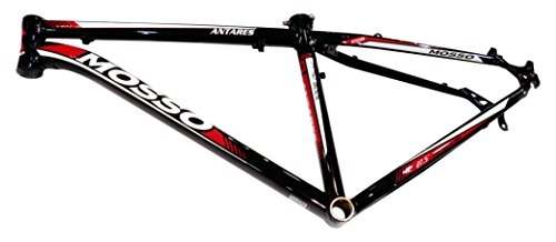Cuadros de bicicleta de montaña : Mosso MTB 7530 TB - Cuadro, Color Negro / Rojo, Talla 16