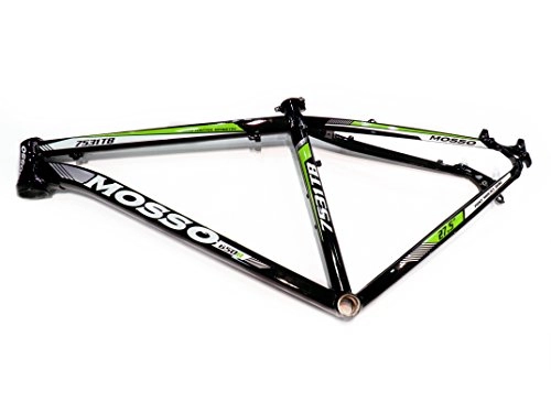 Cuadros de bicicleta de montaña : Mosso MTB 7531 TB - Cuadro, Color Negro / Verde, Talla 17