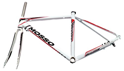 Cuadros de bicicleta de montaña : Mosso Road 720TCA - Cuadro, Color Blanco / Rojo, Talla 48"