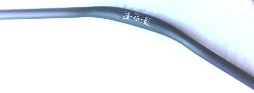Manillares de bicicleta de montaña : CarbonEnmy Aluminio Riser Bar Ergo Manillar Diámetro 31, 8 mm 620 / 680 mm Negro Mate 15 °