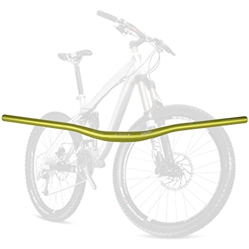 Manillares de bicicleta de montaña : WRTN Manillar de Bicicleta de montaña, Manillar de Ciclismo de aleación de Aluminio de 31, 8 * 780mm / 720mm Manillar de Barra de Manillar ultralargo(Green, 720mm)