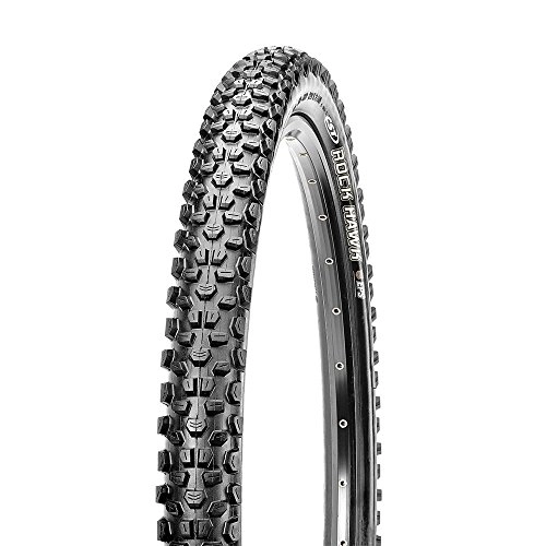 Neumáticos de bicicleta de montaña : CCT Rock Hawk Wire Bead neumático, Unisex, Negro