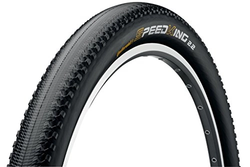 Neumáticos de bicicleta de montaña : Continental Fahrrad Reifen Speed King II RaceSp / / Alle Größen, Ausführung:Schwarz, Faltreifen, Dimension:55-584 (27, 5×2, 15´´) 650B