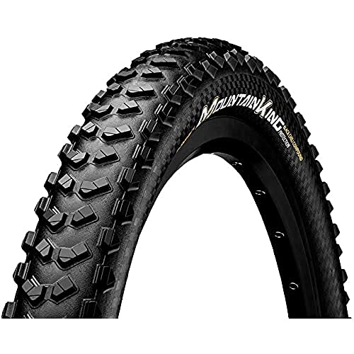 Neumáticos de bicicleta de montaña : Continental Mountain King 2.3 Pneumatico, Unisex-Adult, Nero, 29 x 2.3
