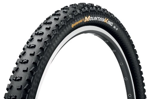 Neumáticos de bicicleta de montaña : Continental New Mountain King II neumático Plegable en Negro, Noir - Noir