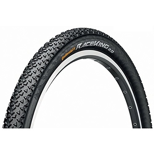 Neumáticos de bicicleta de montaña : Continental Race King - Neumático para bicicleta de montaña, 26 x 2, 0 con cable