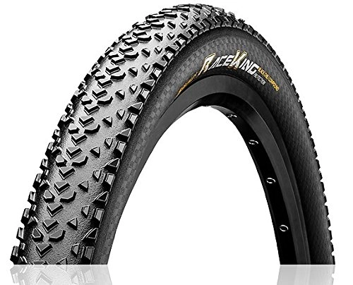 Neumáticos de bicicleta de montaña : Continental Race King Pneumatici da bicicletta, Unisex-Adult, Nero, 26 x 2.3