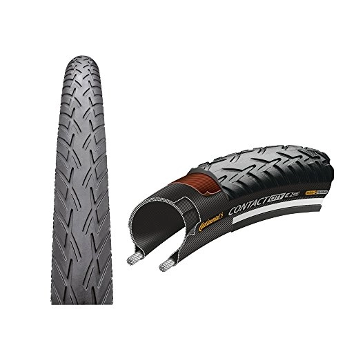 Neumáticos de bicicleta de montaña : Continental Reifen-1012870515 Pneumatici da bicicletta, Unisex-Adult, Schwarz Reflex, Drahtreifen, 42-622 (28×1, 60´´)