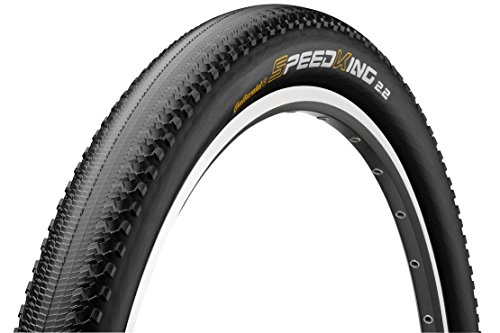Neumáticos de bicicleta de montaña : Continental Speed King RaceSport Cubiertas para Bicicletas, Unisex Adulto, Negro, 55-622