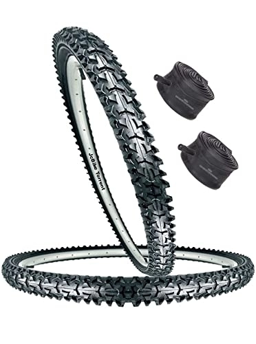 Neumáticos de bicicleta de montaña : Cubierta Rueda Neumatico para Bicicleta Mountain Bike MTB 26" X 1, 95 + Cámaras