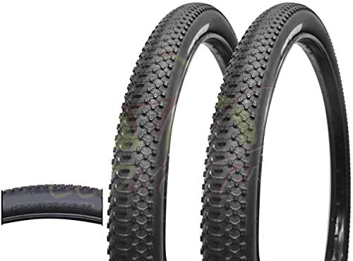 Neumáticos de bicicleta de montaña : DEESTONE - 2 neumáticos de Bicicleta de montaña 27, 5 x 2, 25 MTB 57-584 rígidos