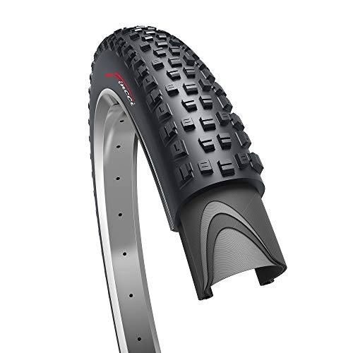 Neumáticos de bicicleta de montaña : Fincci 27.5 x 2.35 Pulgados 60-584 Plegable Cubierta para MTB Montaña Fuera del Camino Hibrida Bici Bicicleta