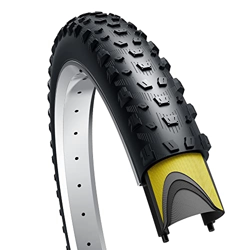 Neumáticos de bicicleta de montaña : Fincci Cubiertas 29 x 2.60 Pulgadas 66-622 ETRTO Neumático Plegable con Protección de Nailon, 60 TPI para Montaña, MTB, Downhill XC / Enduro Trail Neumaticos Bicicleta